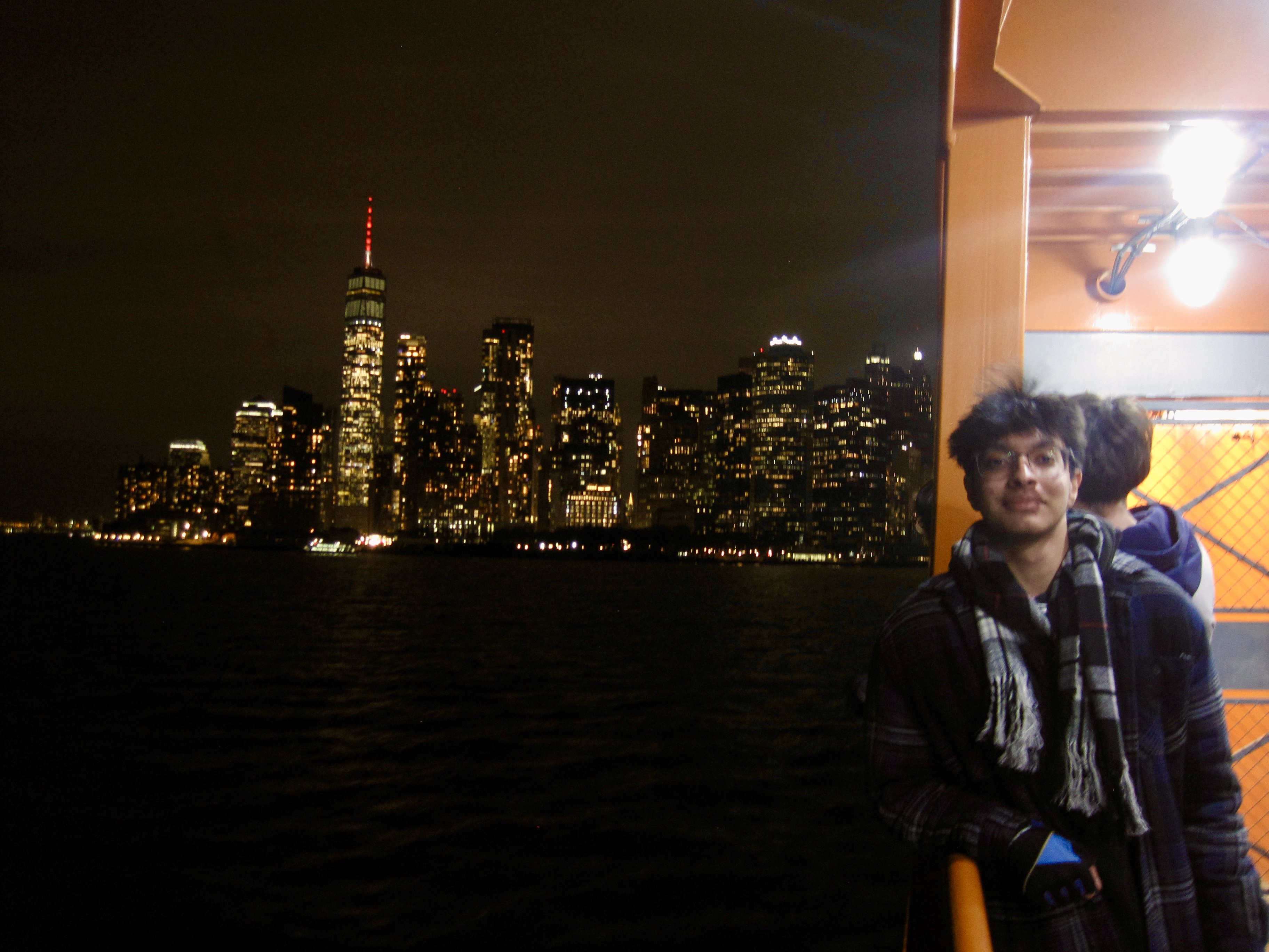 Abhigya at a scenic viewpoint