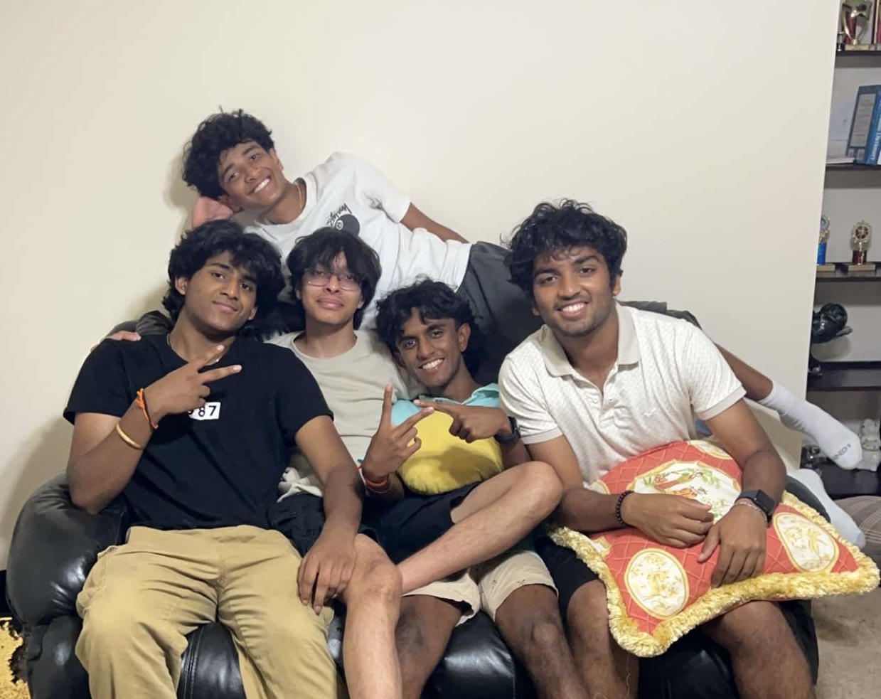 Abhigya enjoying outdoor scenery